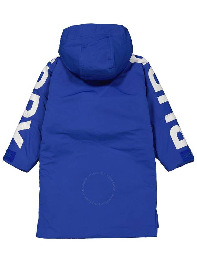 Burberry Burberry Boys Cobalt Blue Logo Printed Contrast Zip Jacket, Size 6Y