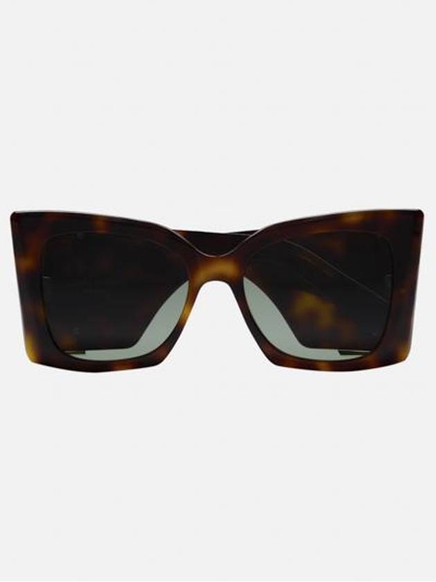 Saint Laurent Eyewear Oversize Frame Sunglasses Havana Brown