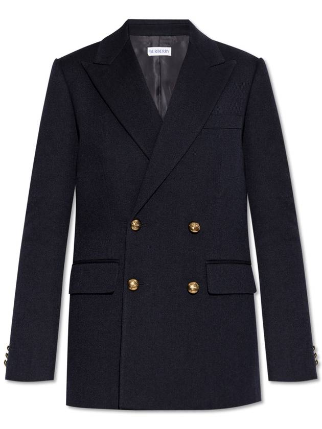 Burberry Burberry Double-breasted Blazer, Women's, Navy Blue