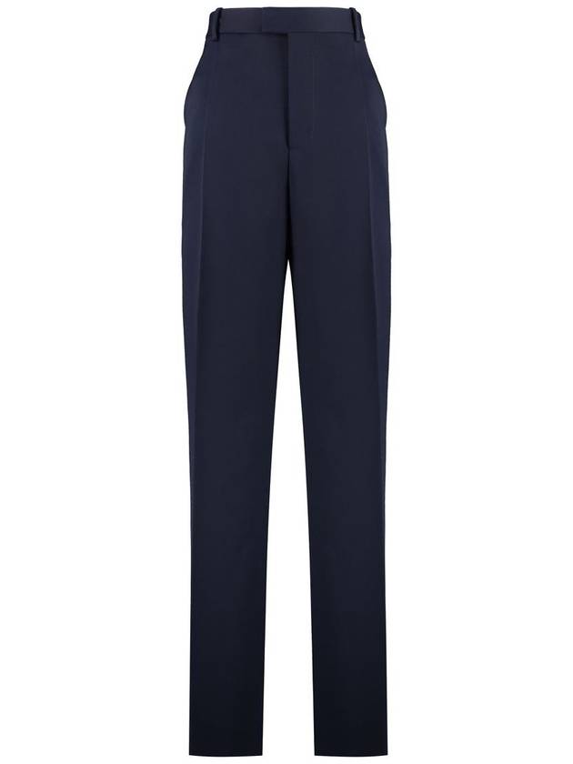 Bottega Veneta straight pants 743466 VKIS0 4121 NAVY
