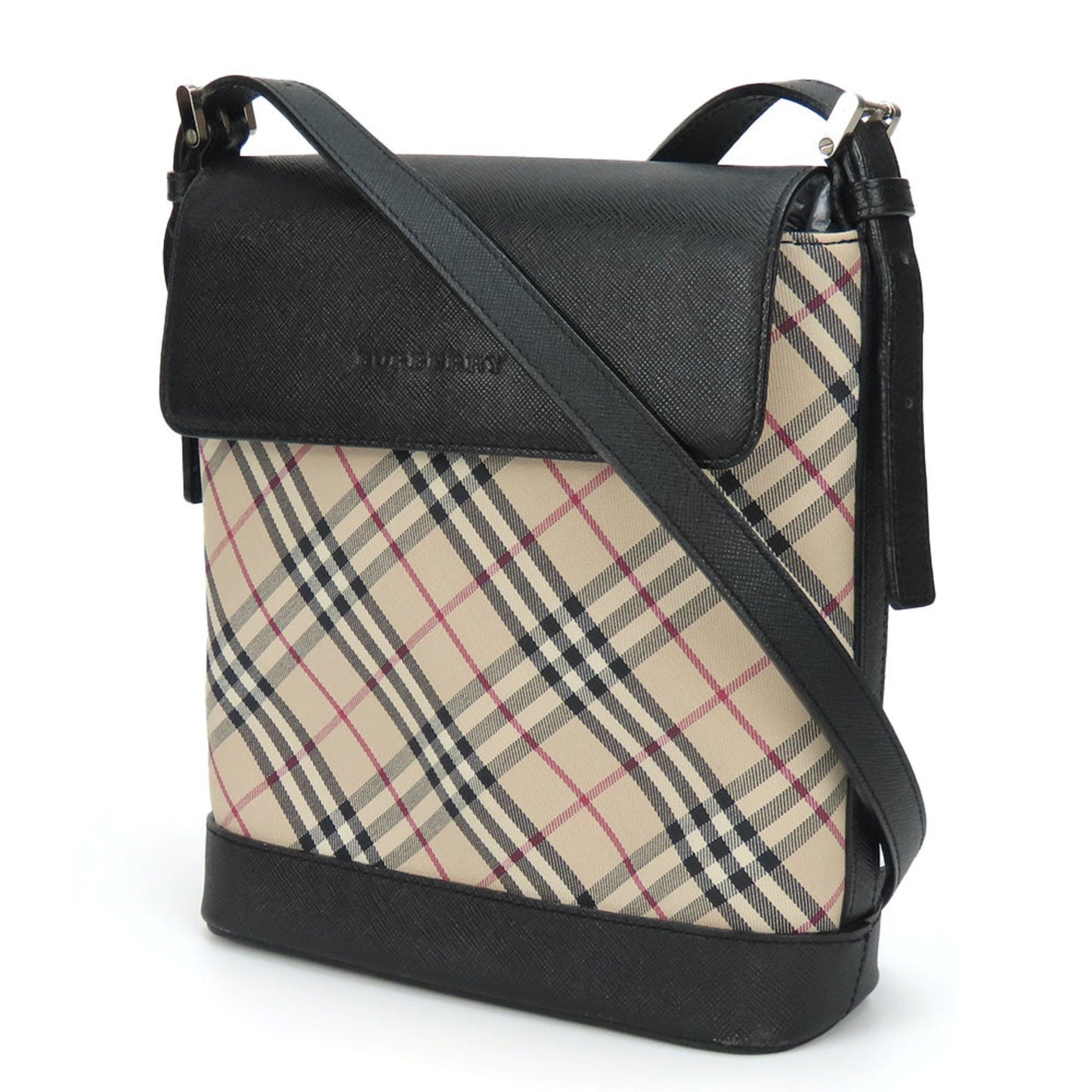Burberry Canvas Leather Shoulder Bag ()