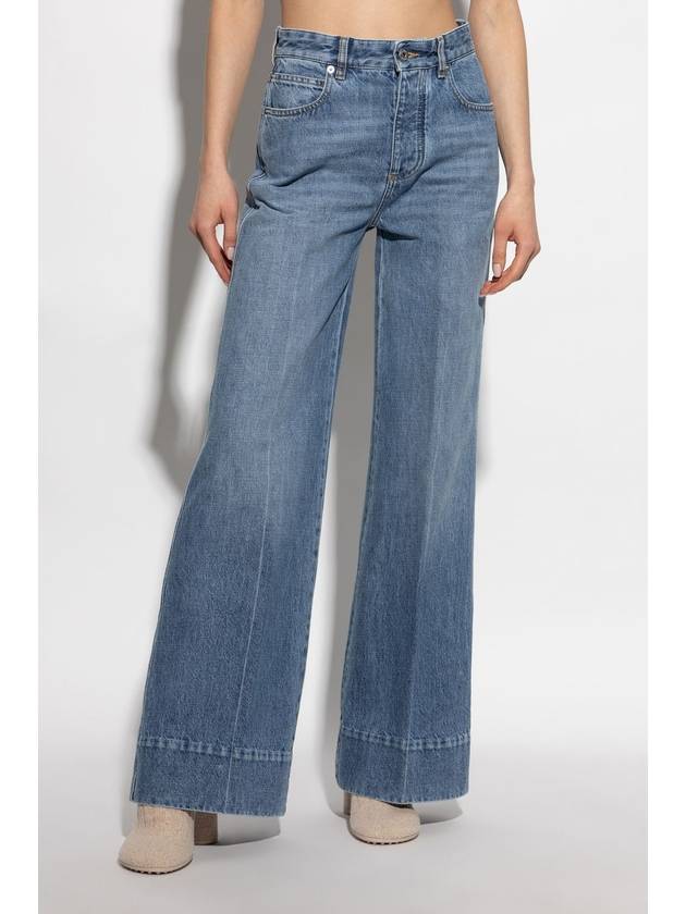 Bottega Veneta Bottega Veneta Wide-leg Jeans, Women's, Blue