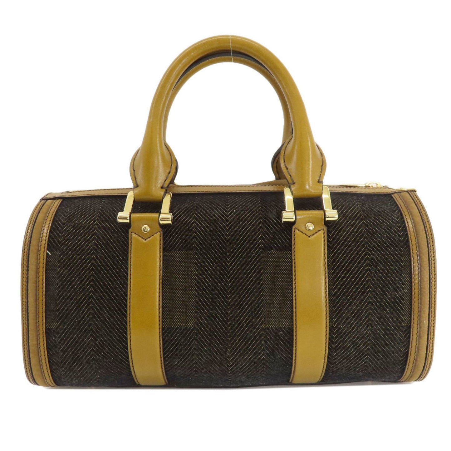 Burberry Leather Canvas Handbag ()