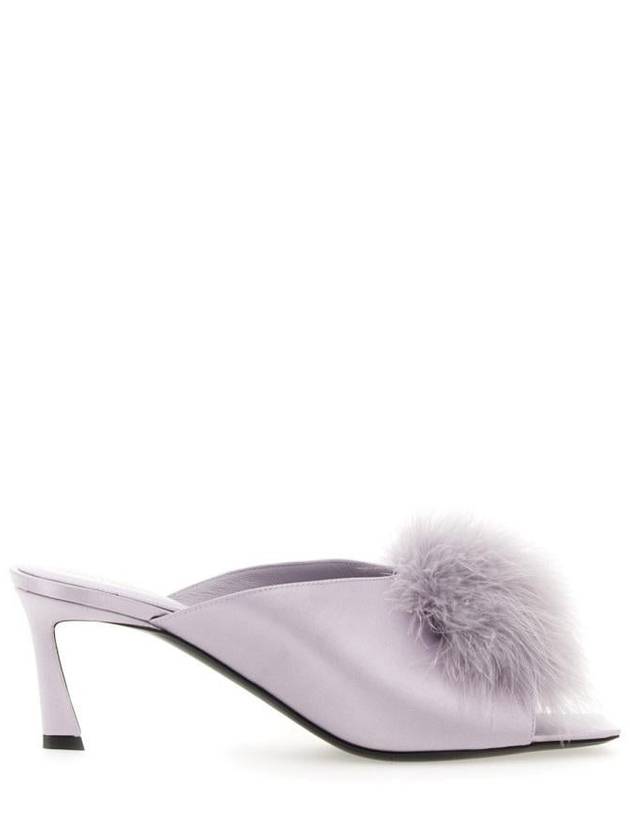 Saint Laurent Mule MAE in Satin Crepe 7182181UU001720 B0040191894