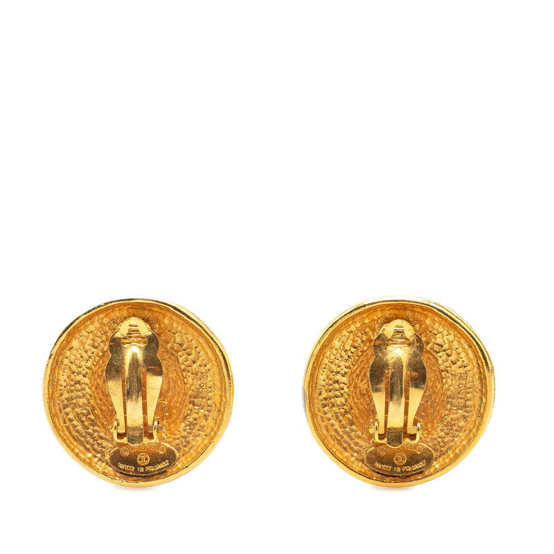 Chanel Vintage Gold Plated Earrings