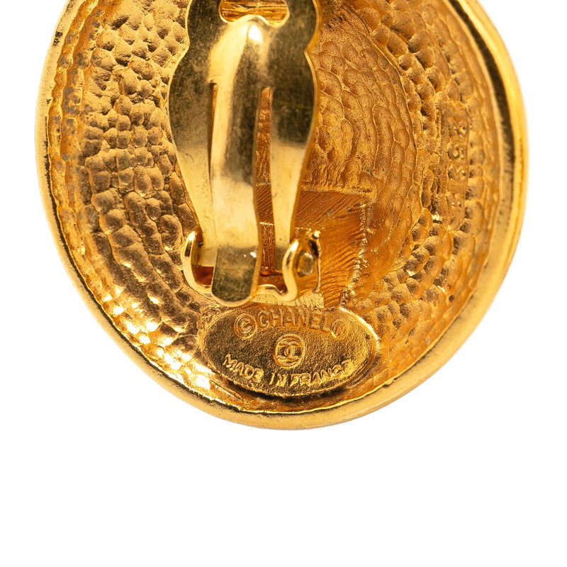 Chanel Vintage Gold Plated Earrings