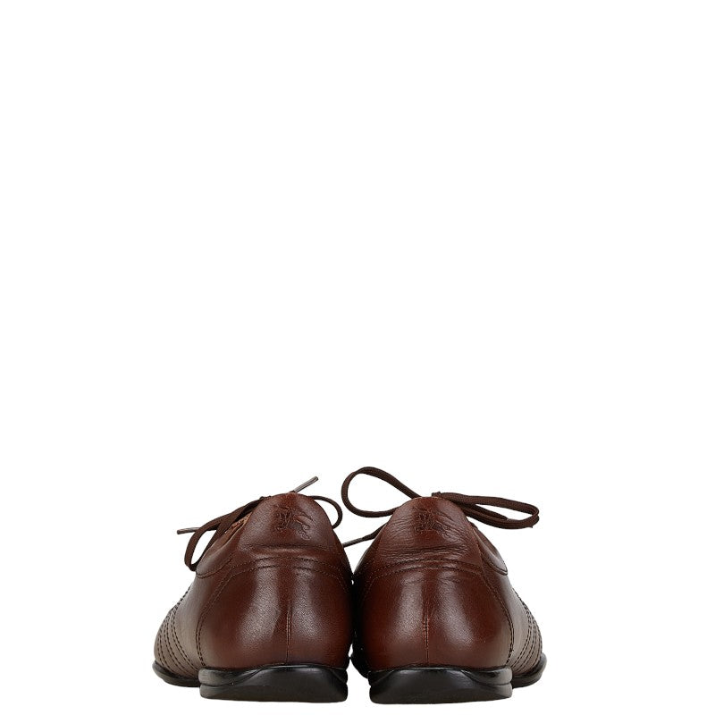 Burberry Embossed Leather Sneakers Brown