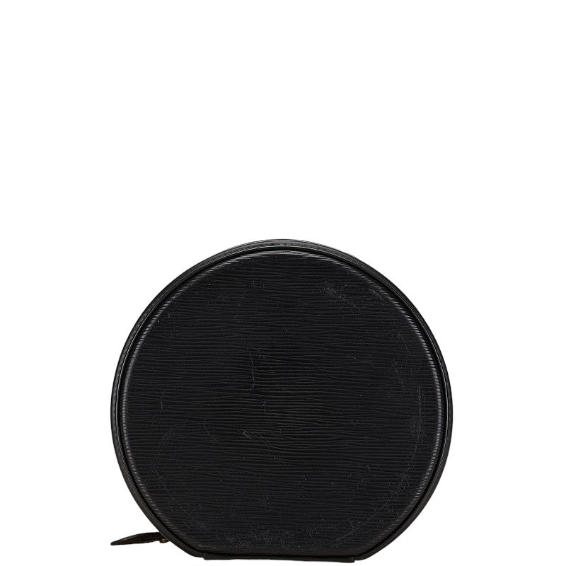 Louis Vuitton Epi Cannes Handbag Black Leather