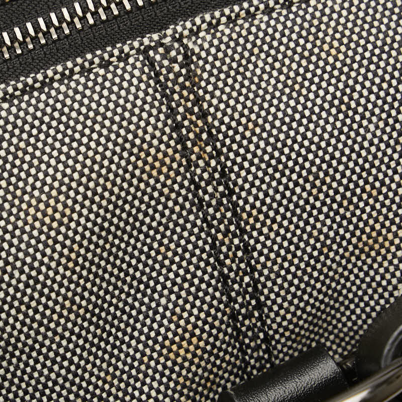 Burberry Canvas Leather Boston Bag