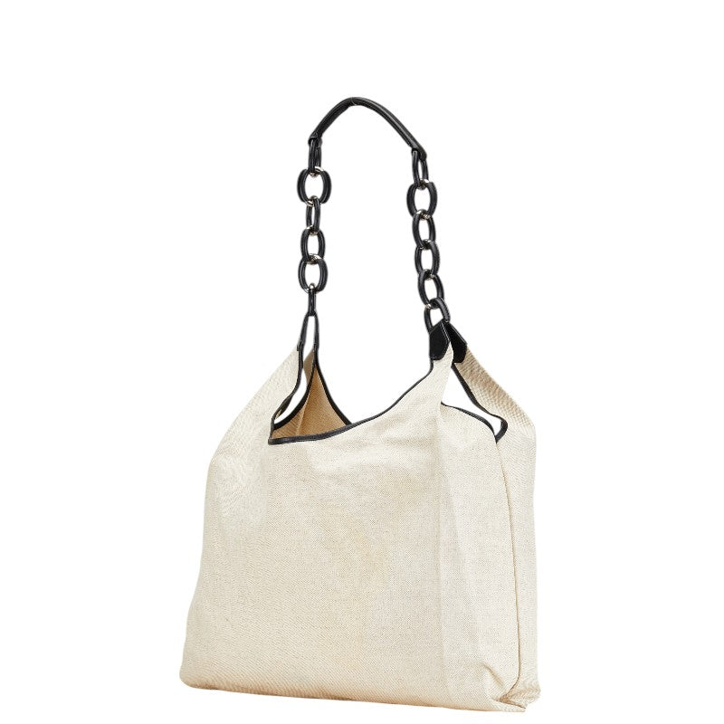 Burberry Canvas Leather Shadow Horse Tote Bag