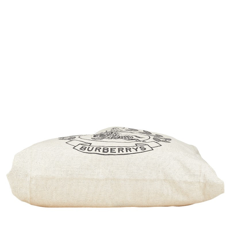 Burberry Canvas Leather Shadow Horse Tote Bag