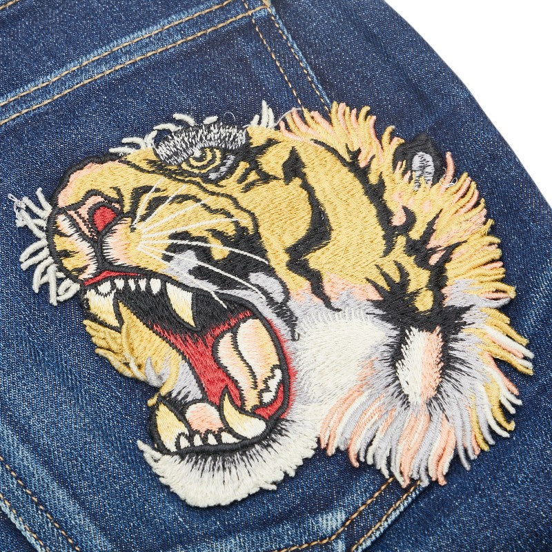 Gucci Tiger Denim Pants