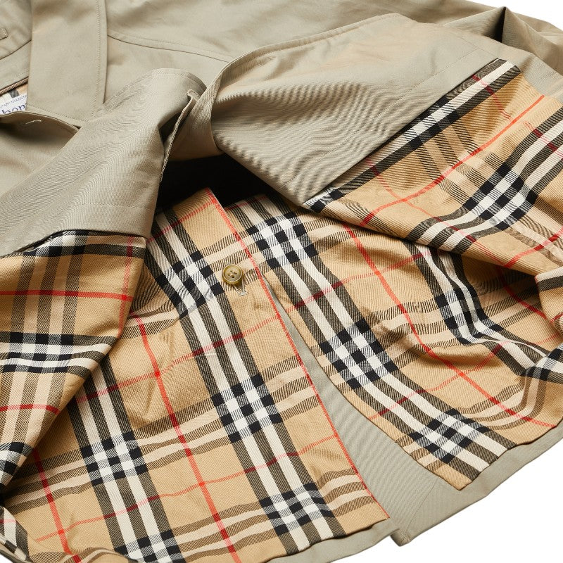 Burberry Cotton Nova Check Balmacaan Coat