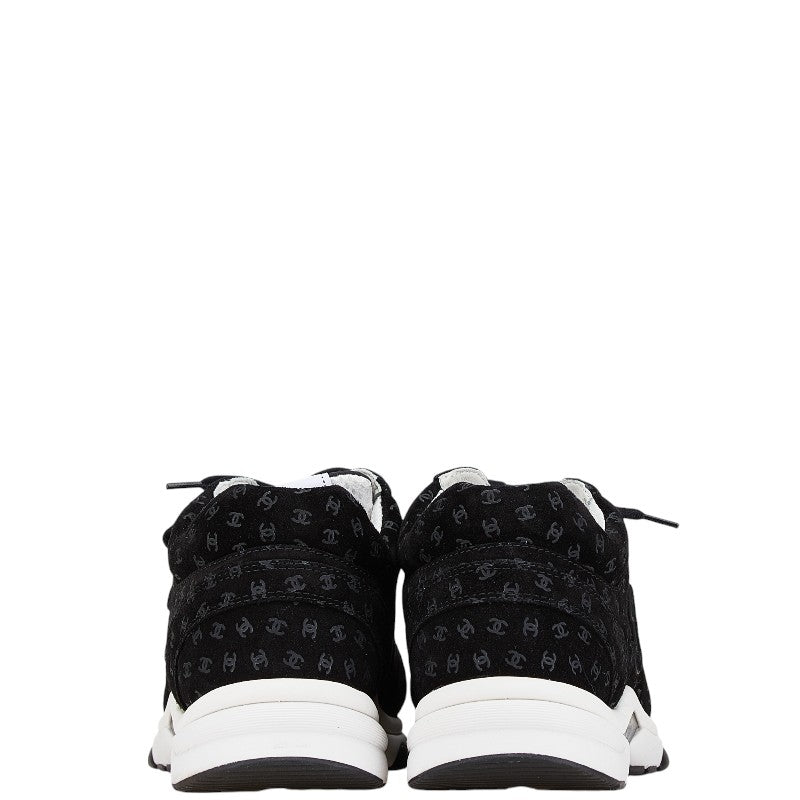 Chanel Coco Mark Leather Sneakers Black
