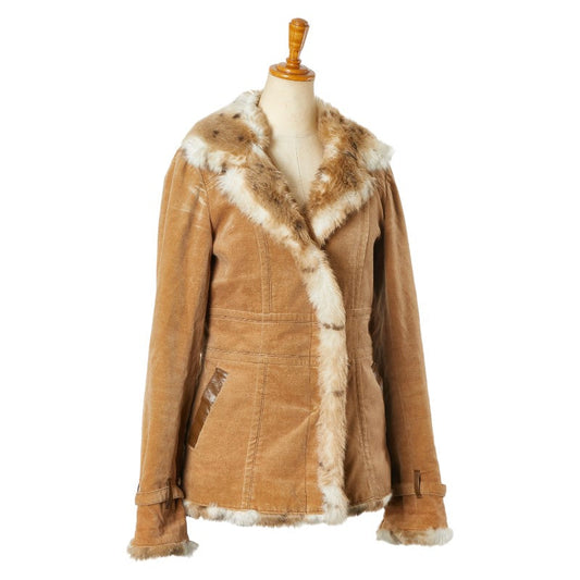 Burberry Cotton Faux Fur Coat Jacket Women