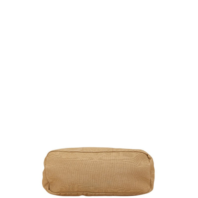 Burberry Canvas Leather Logo Tote Bag