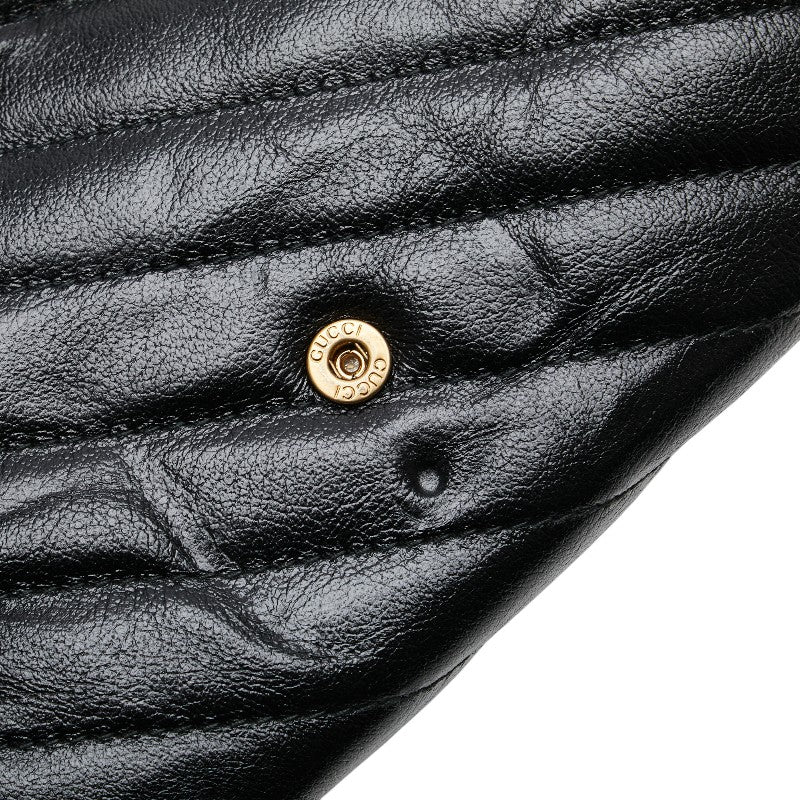 Gucci GG Marmont Leather Chain Shoulder Bag