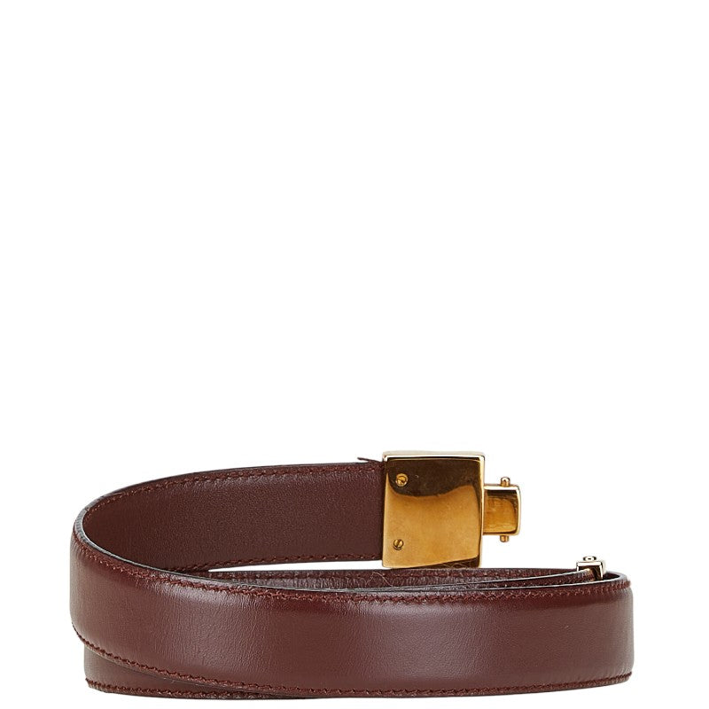 Gucci Logo Leather Belt