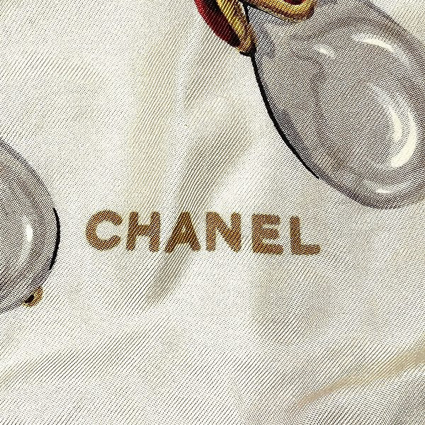 Chanel Silk Jewelry Motif Scarf