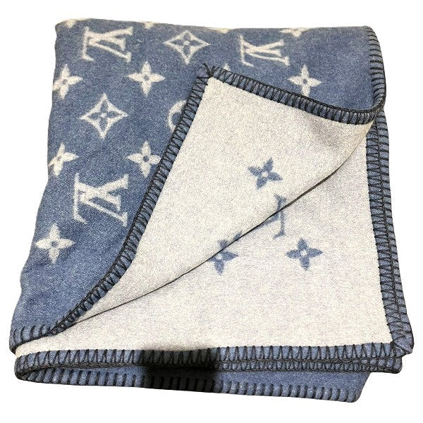 Louis Vuitton Monogram Wool Angora Blanket