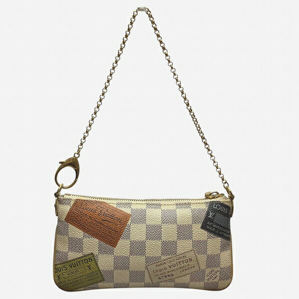 Louis Vuitton Pochette Mila MM Damier Azur Handbag