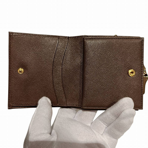 Burberry Check Canvas Leather Wallet