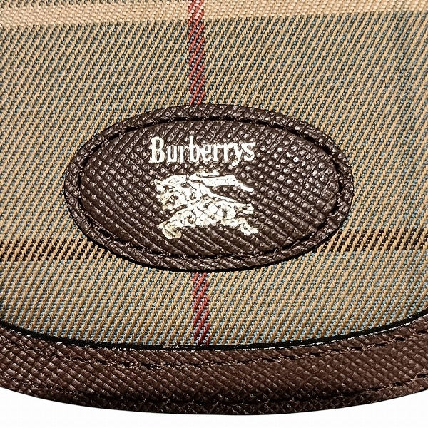 Burberry Check Canvas Leather Coin Case