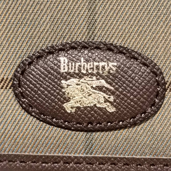 Burberry Check Canvas Leather Card Case