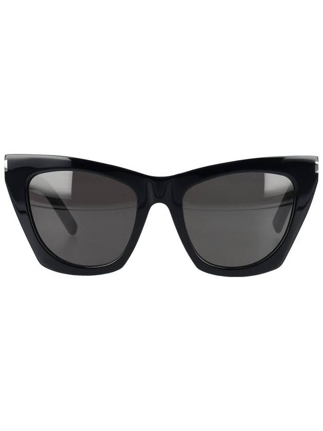 Saint Laurent Eyewear SL214 001 New Wave Kate Cats Eye Sunglasses Black