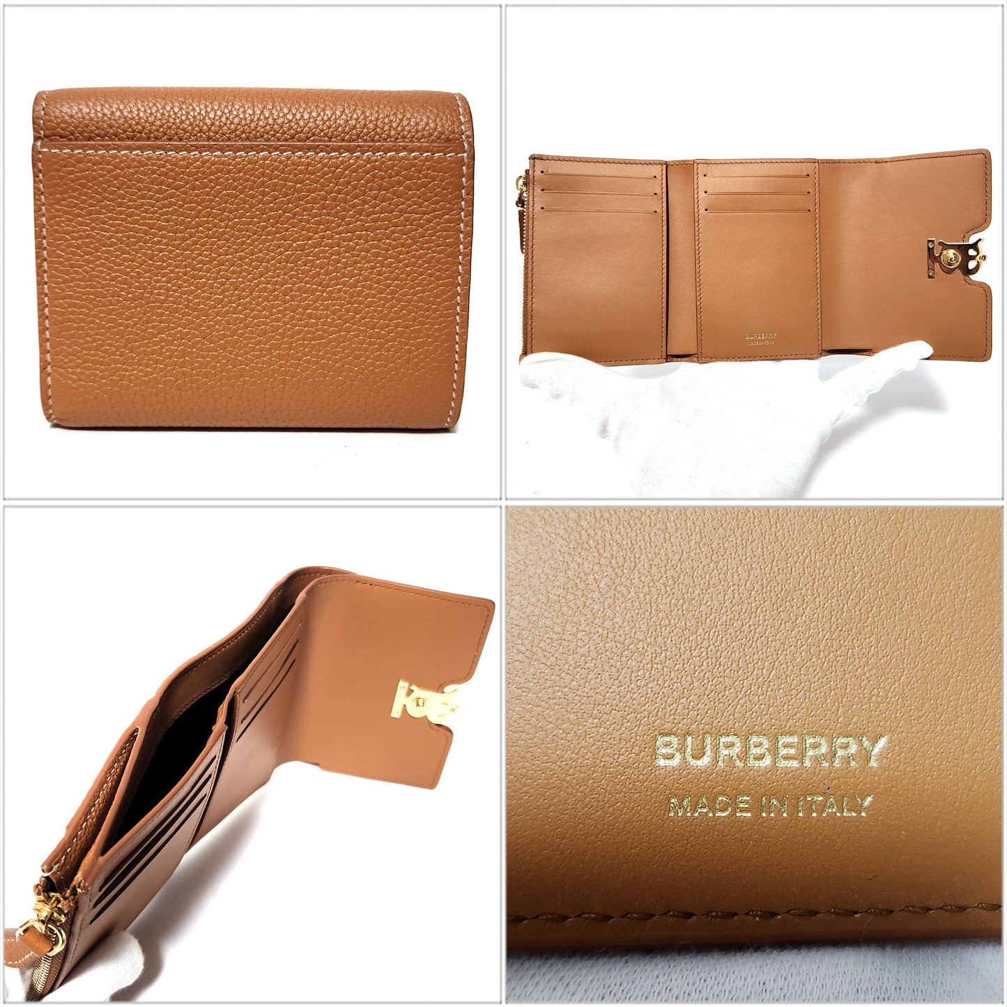 Burberry Leather Wallet (Tri-Fold) ()