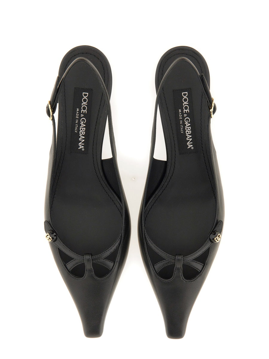 Dolce & Gabbana Women Tassel Slingback Shoe