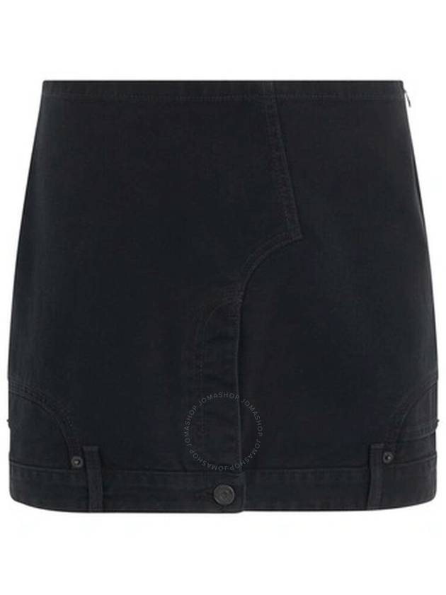 Balenciaga 23 fw black denim skirt 750955TNW111700 B0650434644
