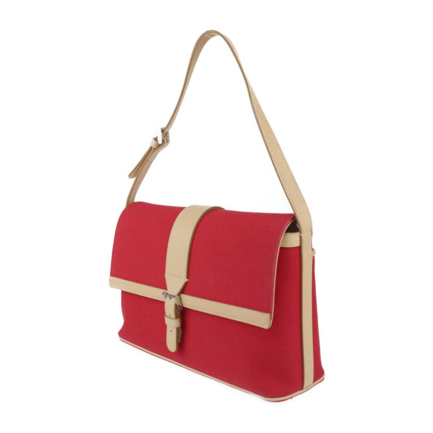 Burberry Color Canvas Leather Handbag Shoulder Bag Tote Bag ()