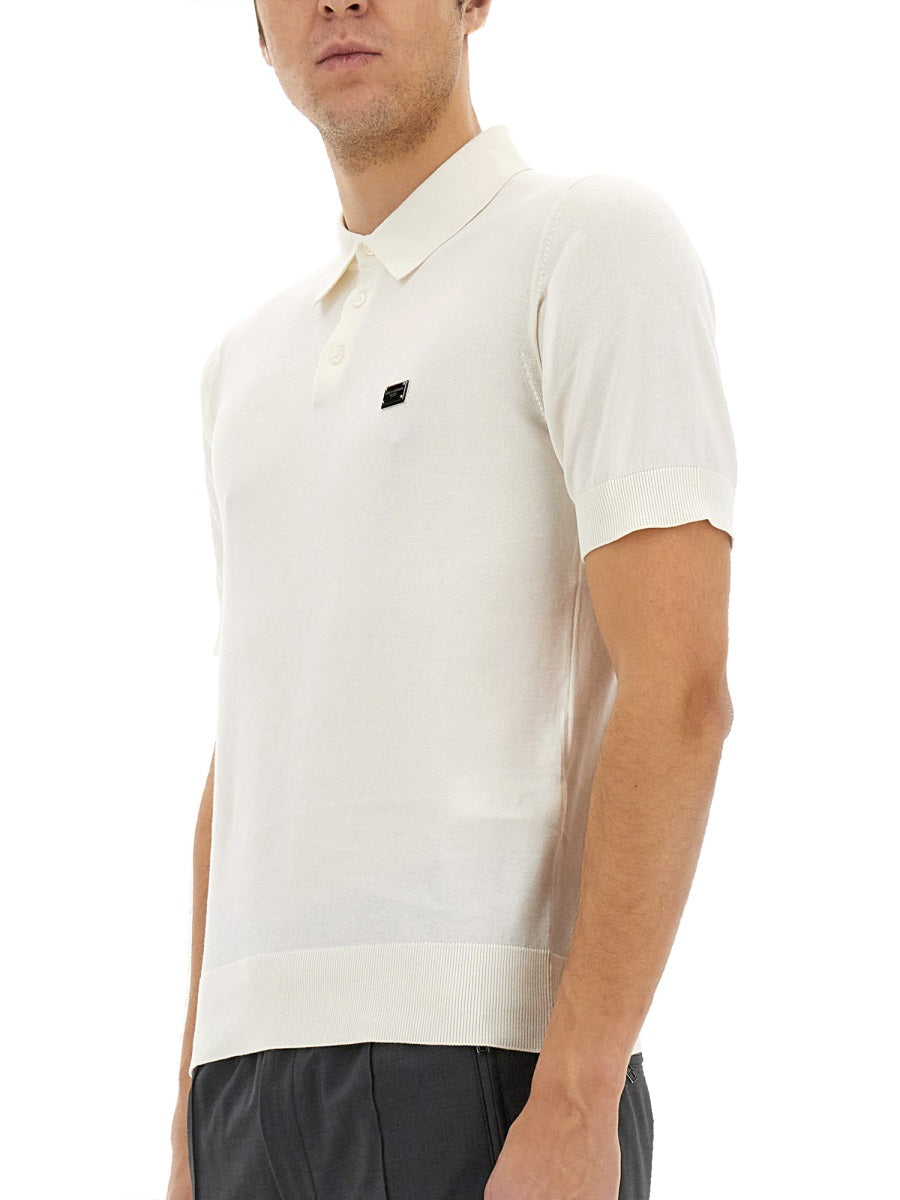 Dolce & Gabbana Men Polo With Logo