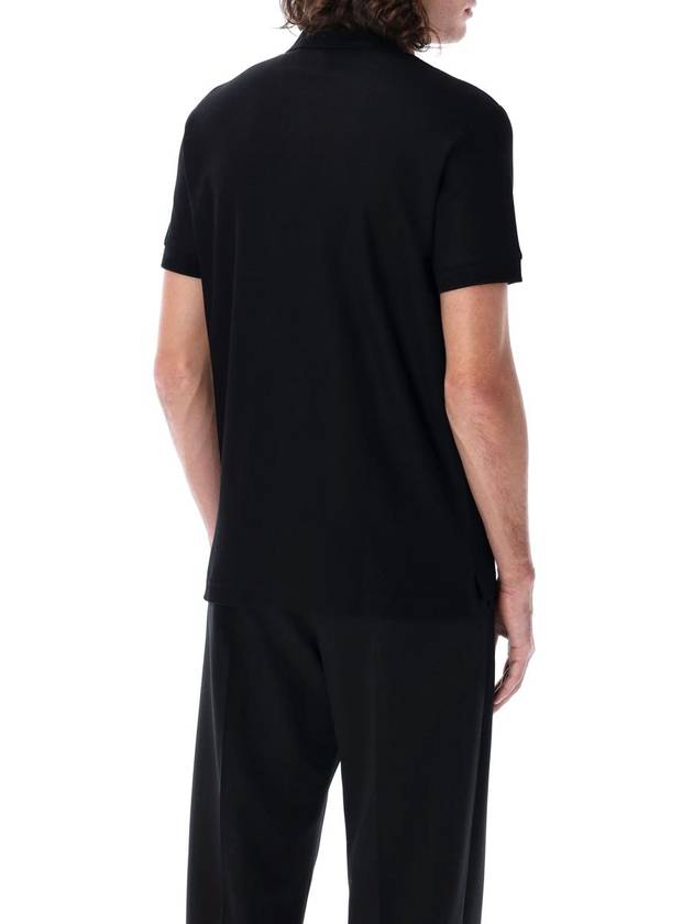 Burberry Cotton Polo Shirt Black