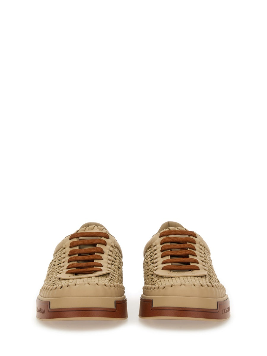 Dolce & Gabbana Men Woven Portofino Sneaker