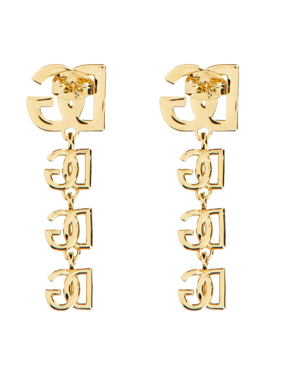 Dolce & Gabbana Women Dg Logo Long Earrings