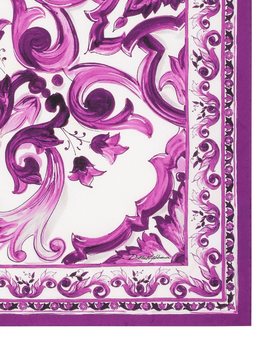 Dolce & Gabbana Women Twill Scarf With Print