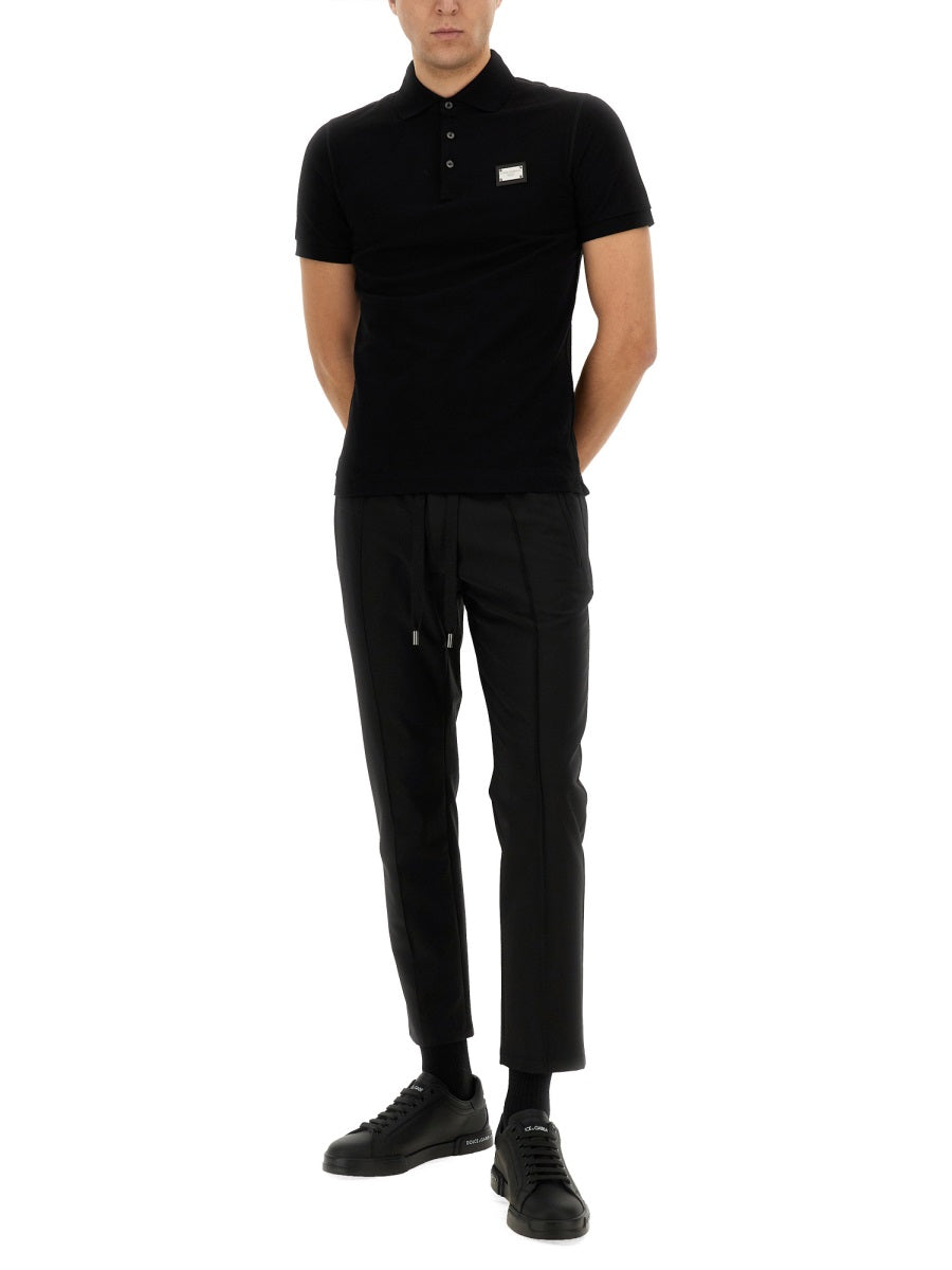 Dolce & Gabbana Men Polo With Logo