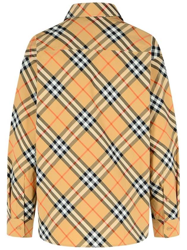 Burberry Burberry 'Check' Beige Cotton Shirt