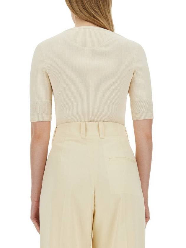 Bottega Veneta Long Sleeve T-Shirt 779195V3Z609028 SEA SALT