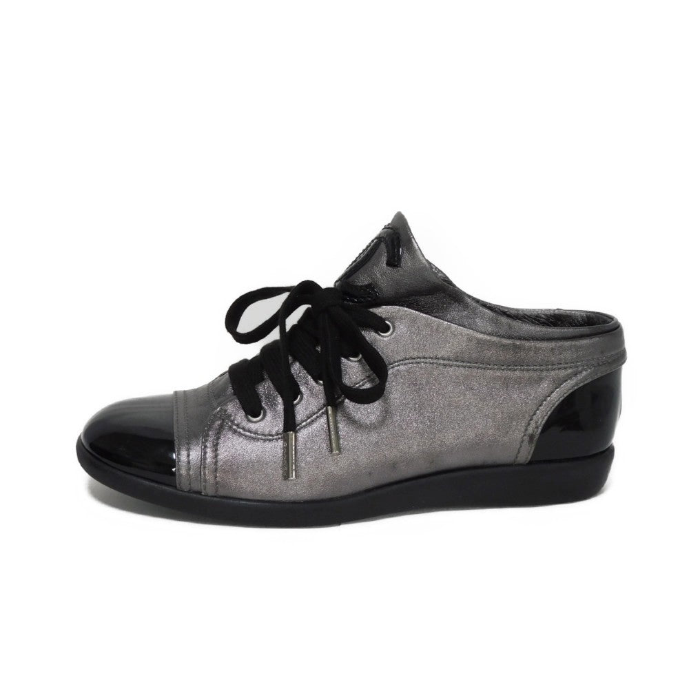 Chanel Patent Leather Sneakers