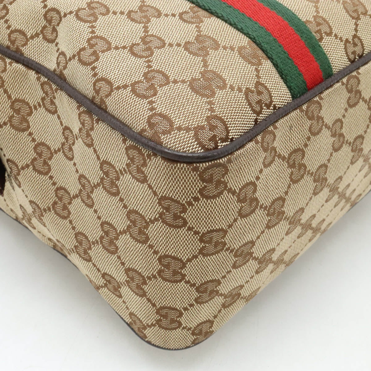 Gucci GG Canvas Shearling Line 2way Tote Bag 189753