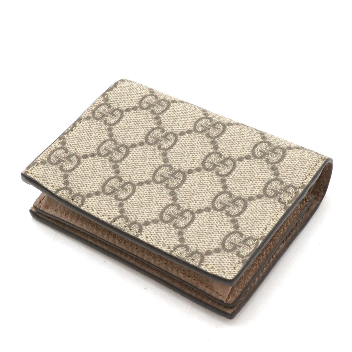 Gucci GG Supreme Double G Card Case Wallet 658610 Limited