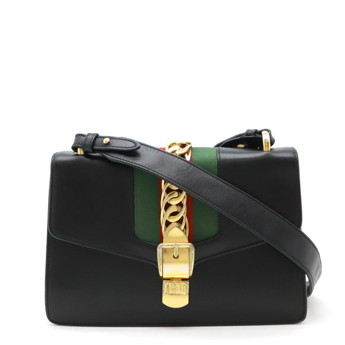 Gucci Leather Sylvie Shoulder Bag 421882