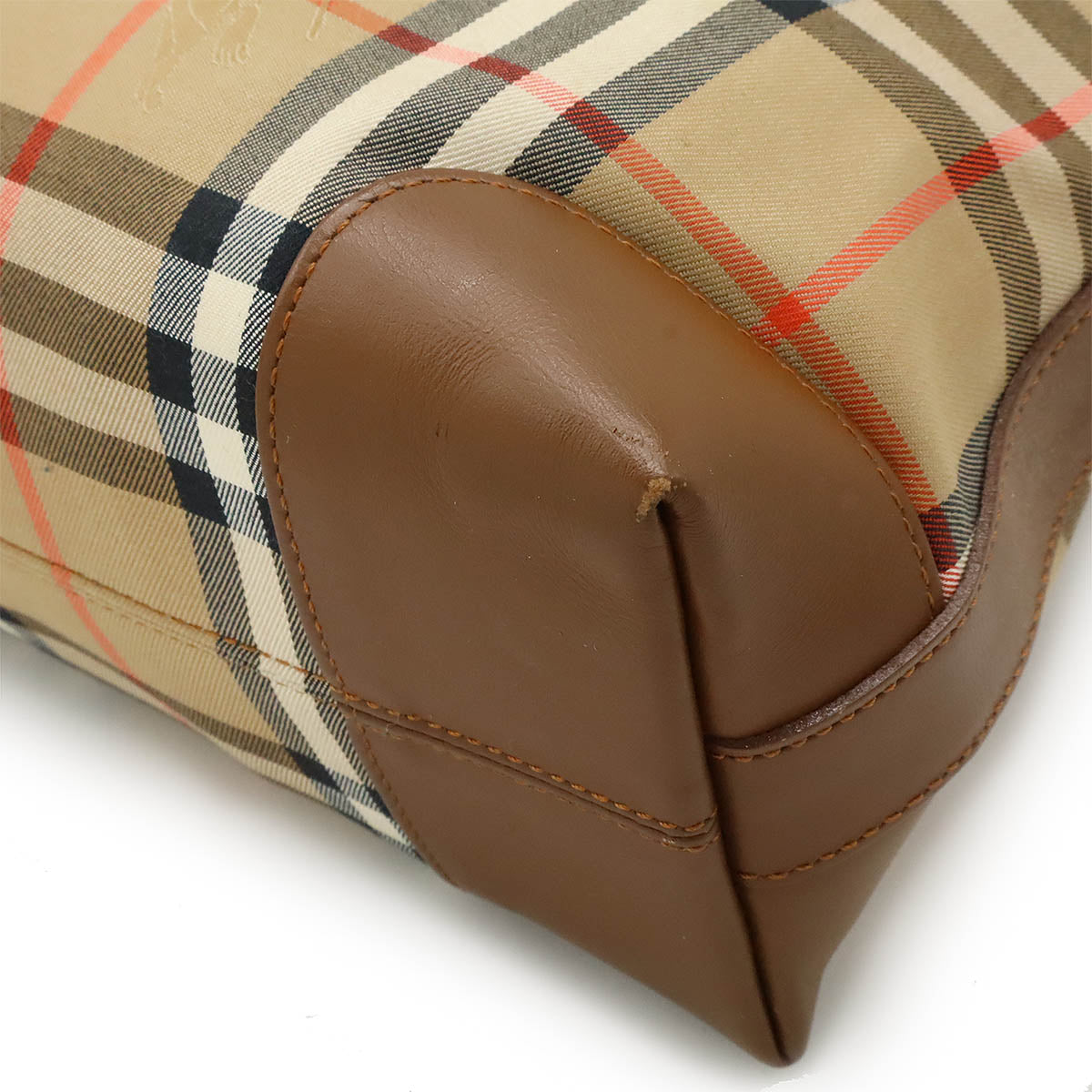 Burberry Canvas Leather 2WAY Handbag