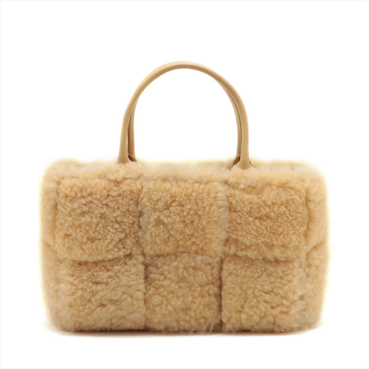 Bottega Veneta Maxine Introduction The Alcohol Mouton Leather 2WAY Tote Bag Yellow