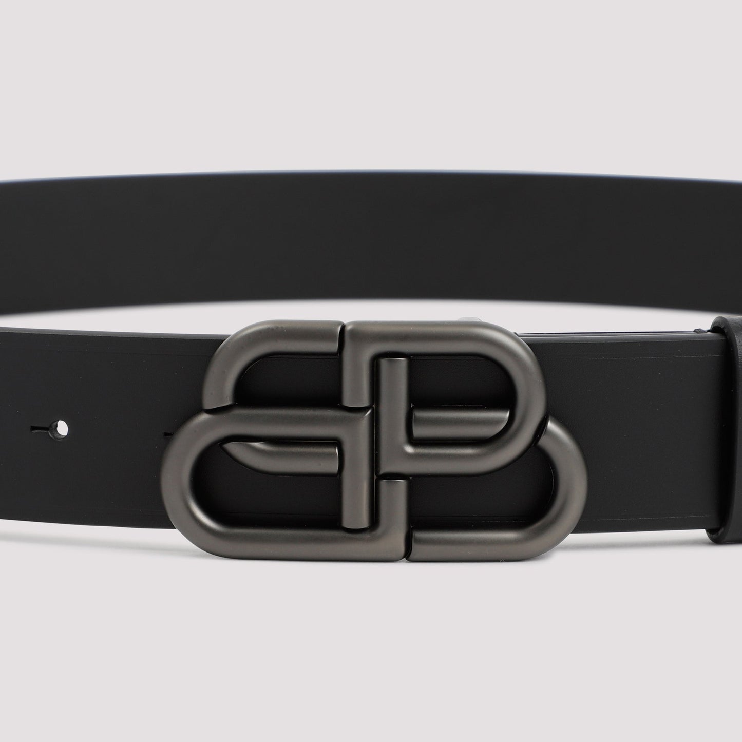 Balenciaga Bb Leather Belt Men