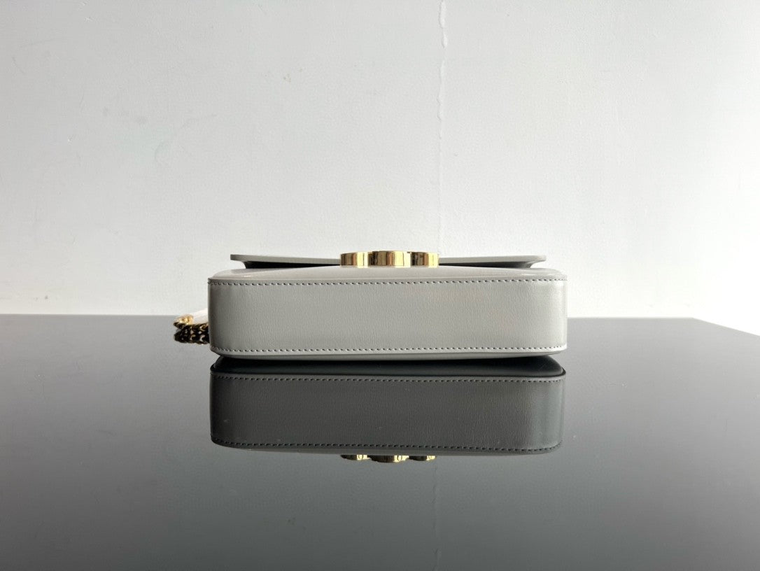 Celine CLASSIC TRIOMPHE 20 GREY CALFSKIN