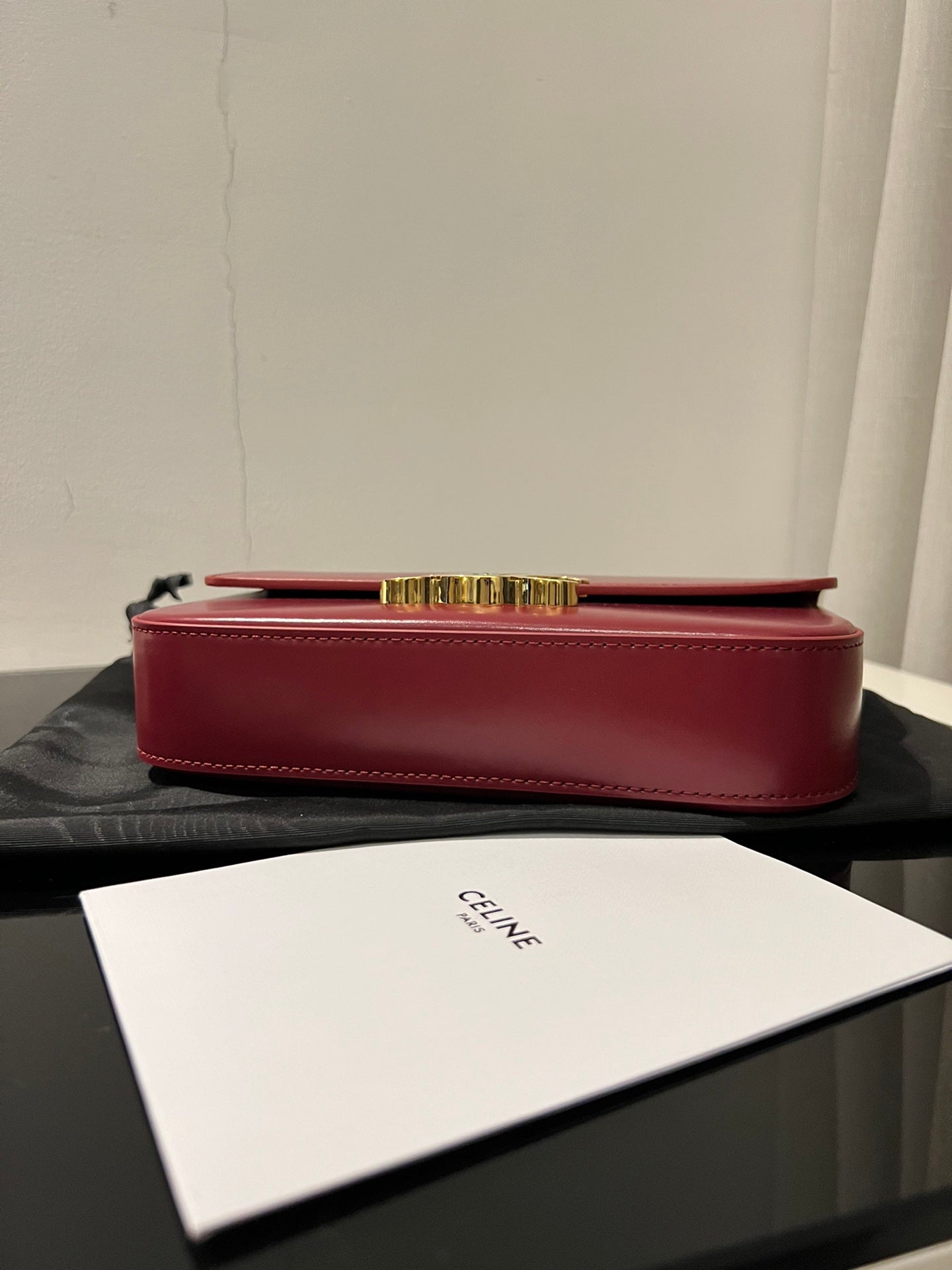 Celine CLASSIC TRIOMPHE 20 RED CALFSKIN